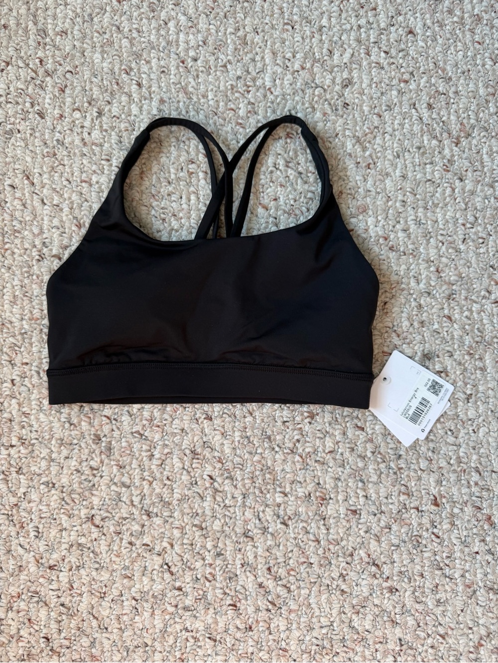 lululemon athletica Black Strappy Sports Bra